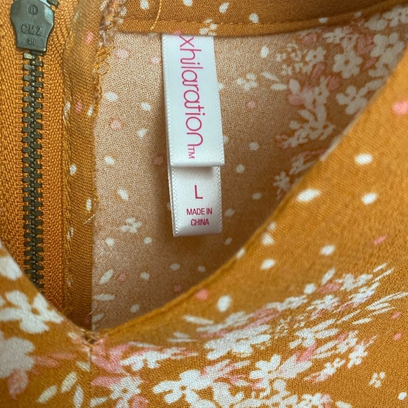 Floral Mustard Mini Dress from Target - Picture 4 of 6